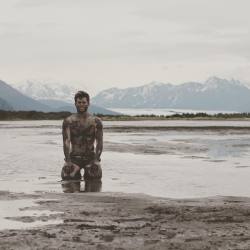 nanukjf:  “I don’t have to be anyone other Than the birth of two souls in one”  By @mysolstice  (at near Knik glacier, Alaska)