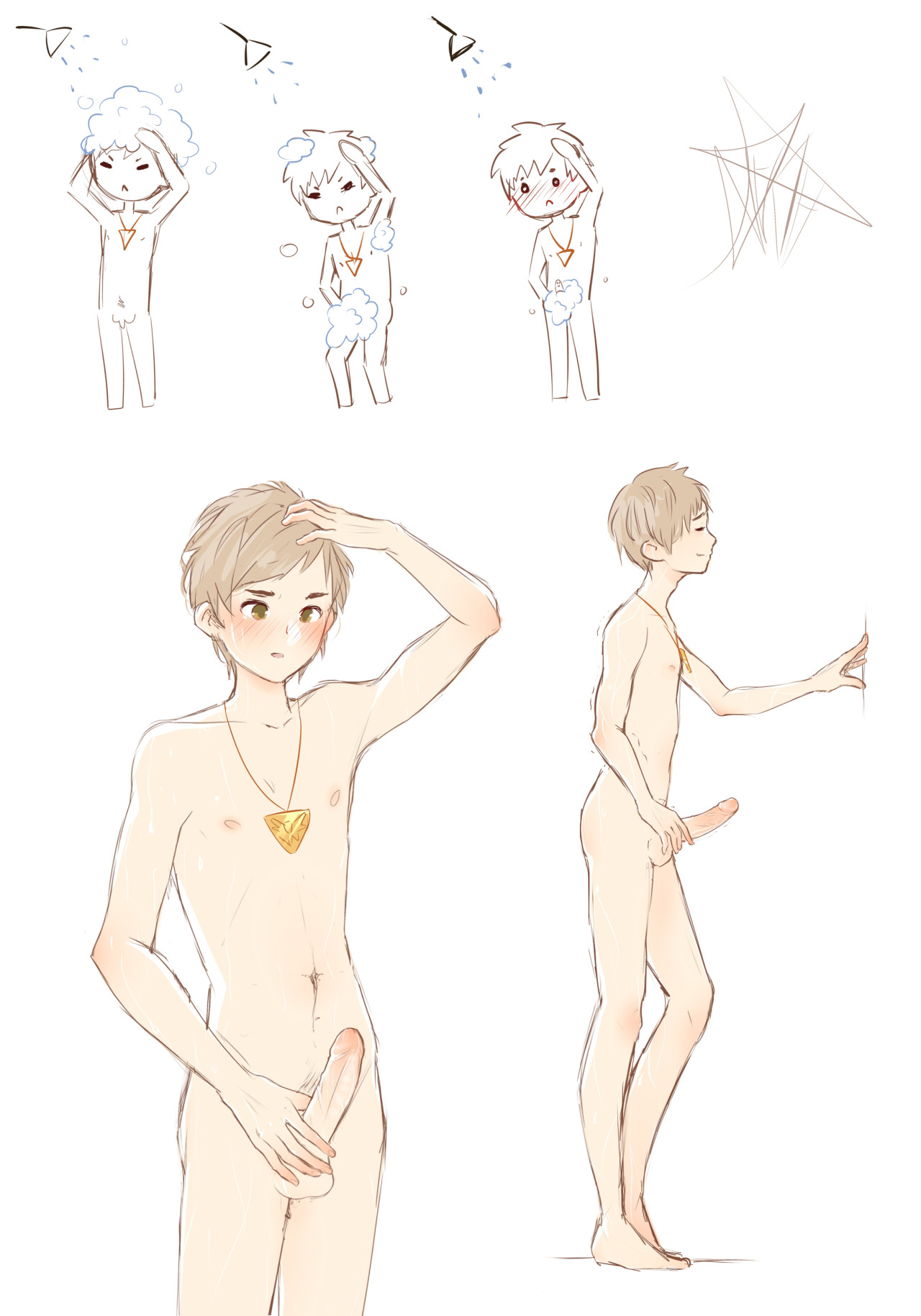 avem-art:  Other sketch of my husband Spark ♥Well, another entry for collection