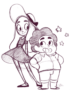 cat-saavy:  STEVEN BOMBB! I’m too excited you guys and Connie’s outfit was one of my favorites. She looked super cute. AHHH 