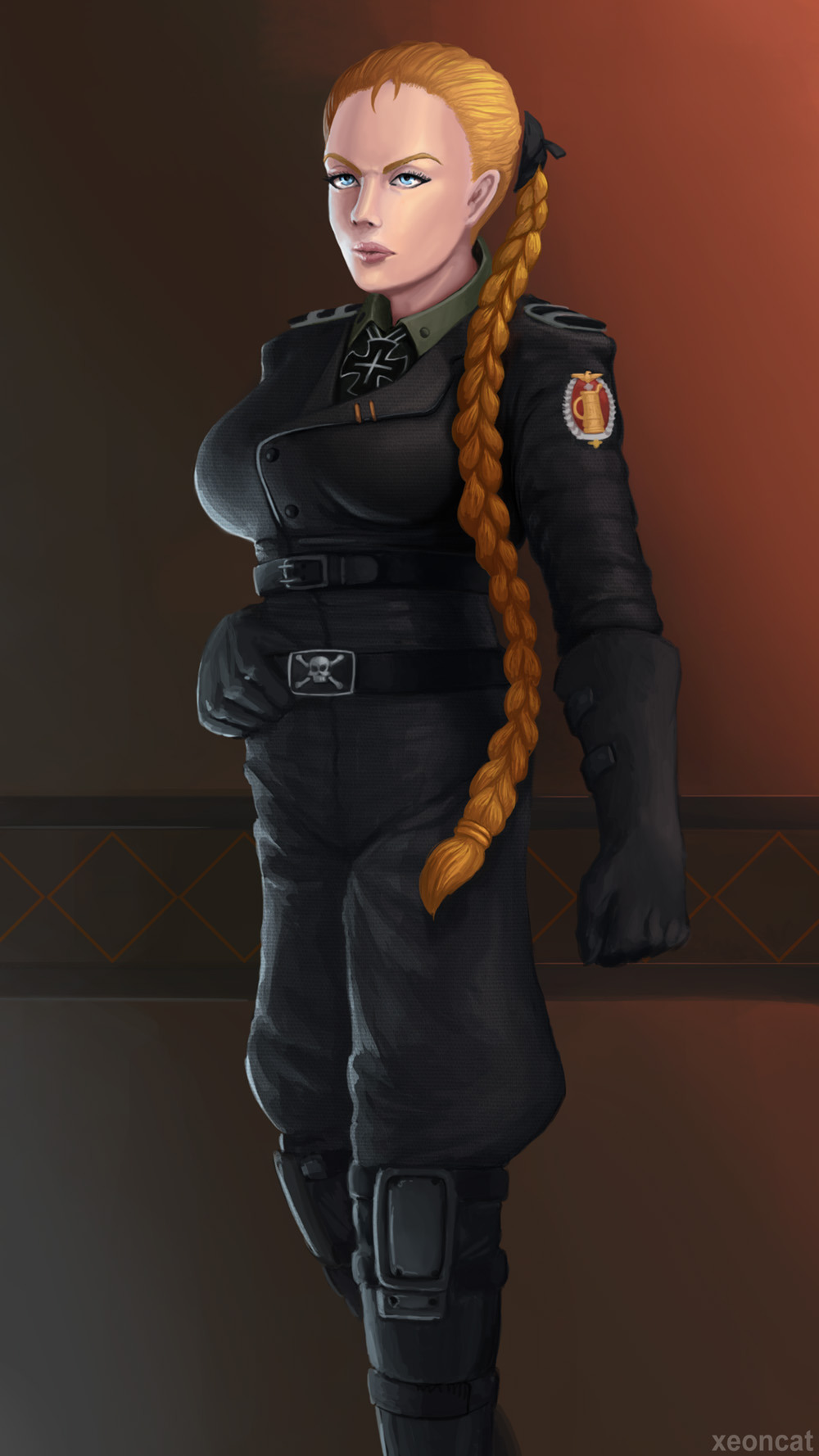 xeoncat:  Commissioned fan-art of Sieglinde a character from Über, a series of comics