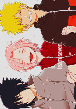 narutardedly:  ♚ | Team Seven             