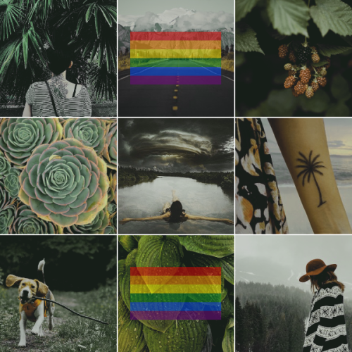 plentymood: Nature queer moodboard  (img source: x) Like my moodboards? Request One / Support m