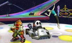 Iheartnintendomucho:  Smash Bros. Daily Screen: Mario Kart Stage With The Download