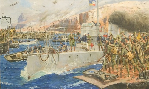 Desembarco de Alhucemas por José Moreno Carbonero, 1929.