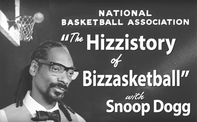 Snoop Dogg schools Jimmy Kimmel in the history of basketball“School is in session.
”