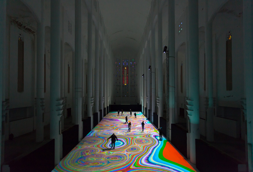  Miguel Chevalier Spreads Magic Carpets 2014 Over Sacre Coeur in Morocco - “Magic