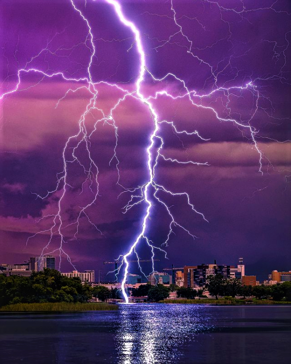 The Living... — Lightning storms strikes in Orlando, Florida - USA