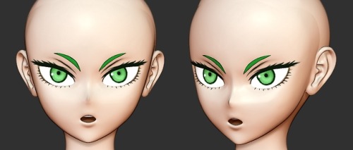Started working again on my Tatsumaki model (secon and third pics are older versions). Though don&am