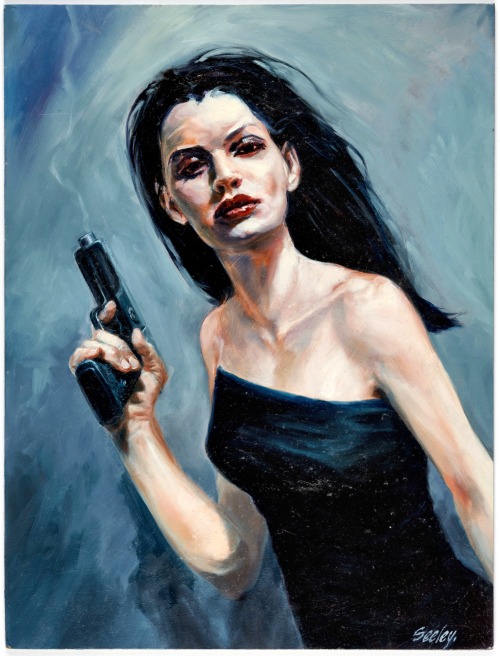 Porn Dave Seeley - Woman with Gun, undated. photos