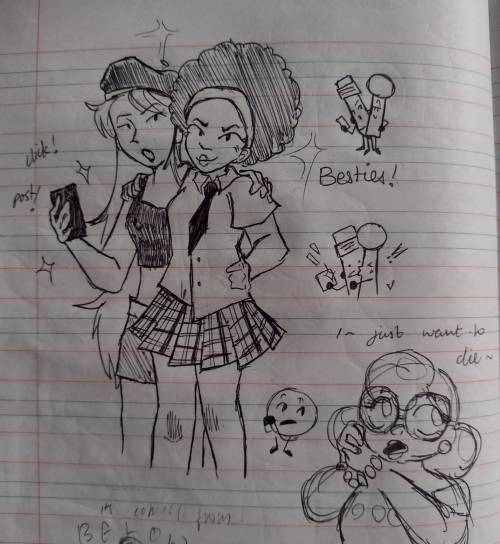 Drew Them In The Midst Of Boredom During Online Class. Designs Are Inspired By @clarissasbakery