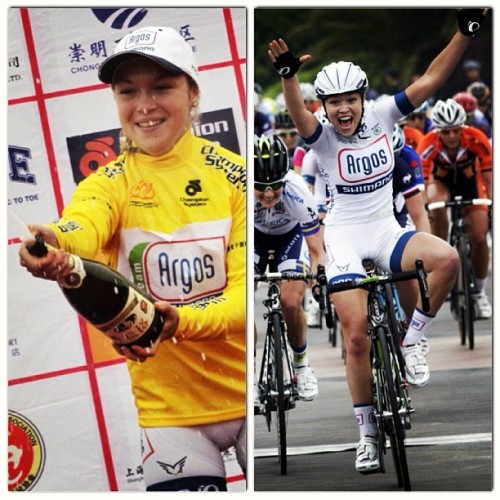 laicepssieinna: Day 23 - @Lucygarner94 was the fastest in the bunch sprint in China and showed with