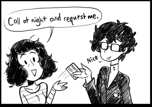 Kawakami: Call at night and request me.Akira: Nice.Inner Akira: … YOU BET YOUR SWEET A’s IMMA CALL Y