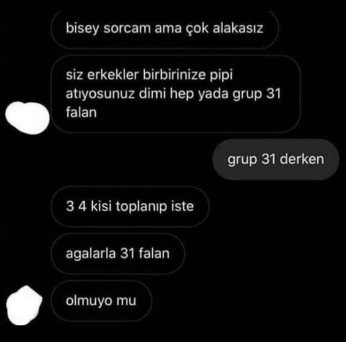 bisey sorcam ama çok...