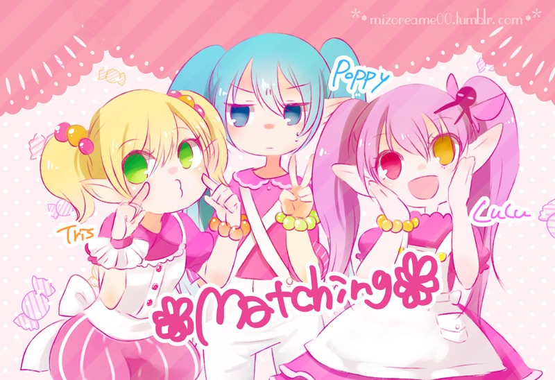 mizoreame00:  *matching skin* yordle girls 男共はともかく女の子は仲良さそう