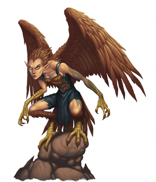 Harpy from the 4e Dungeons and Dragons Monster Manual