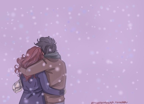 anxiouspineapples:let it snow - james and lily