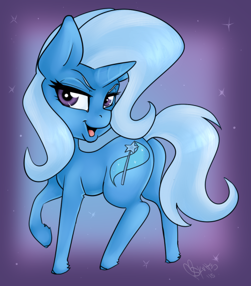 A chibi raffle prize for the smiling pony of the ever magnificent Trixi!(5 more to go! ^_^;)