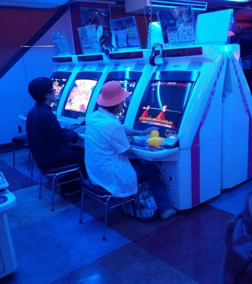 doctorbutler:“at Hey! in Akihabara, this woman was playing Gradius, was on maybe the 4th or 5t