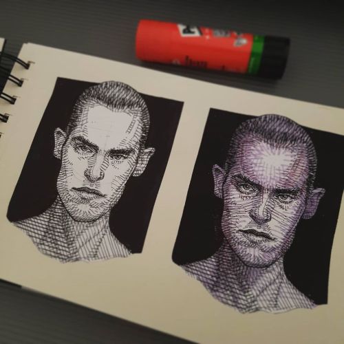 Before and after…#sketchbook #copypaste #ink #markers #sketchdailyhttps://www.instagram.c