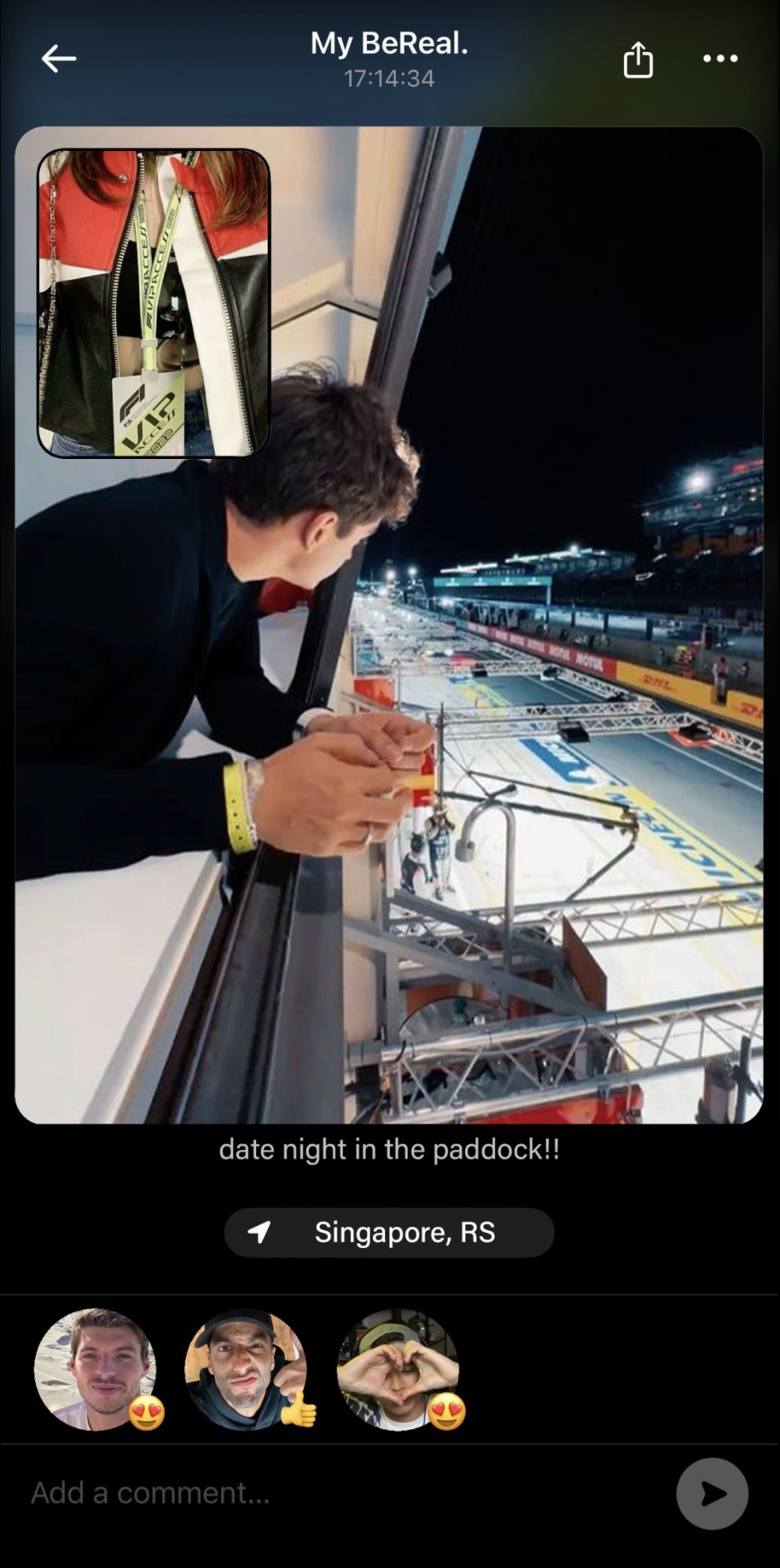 BeReals With Your F1 Boyfriend | F1 Grid X Reader