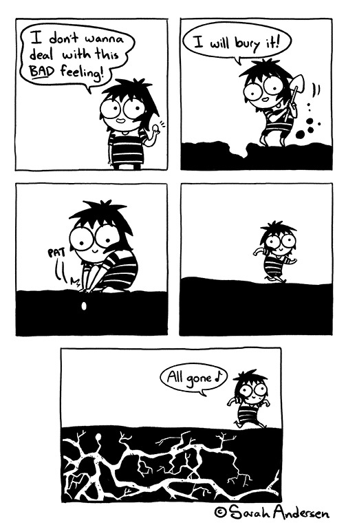 sarahseeandersen:  This came out a little darker than I intended…Point is talking