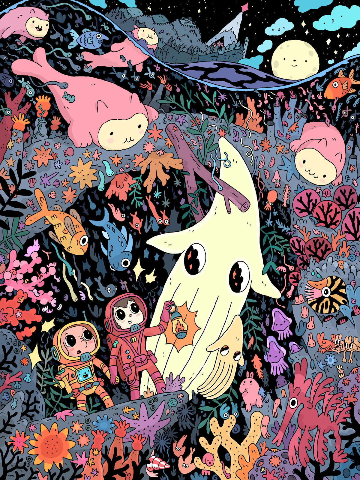 Summer Camp Island Poster By Thomas Wellman For The Cartoon Network