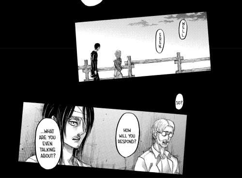 “You’re the worst girl in the world”I think Eren here is reminding Historia to be her real selfish s