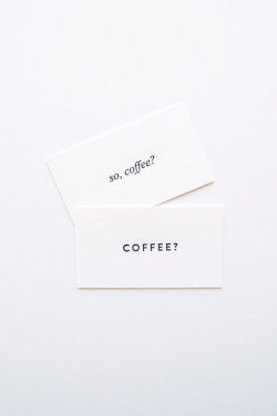awesomeetsy:  (via Coffee Date Cards Set of 30 by inhauspress on Etsy) 