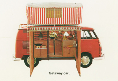 DDB, advertising postcards for VW transporter, 1960s. Volkswagen of America. Source