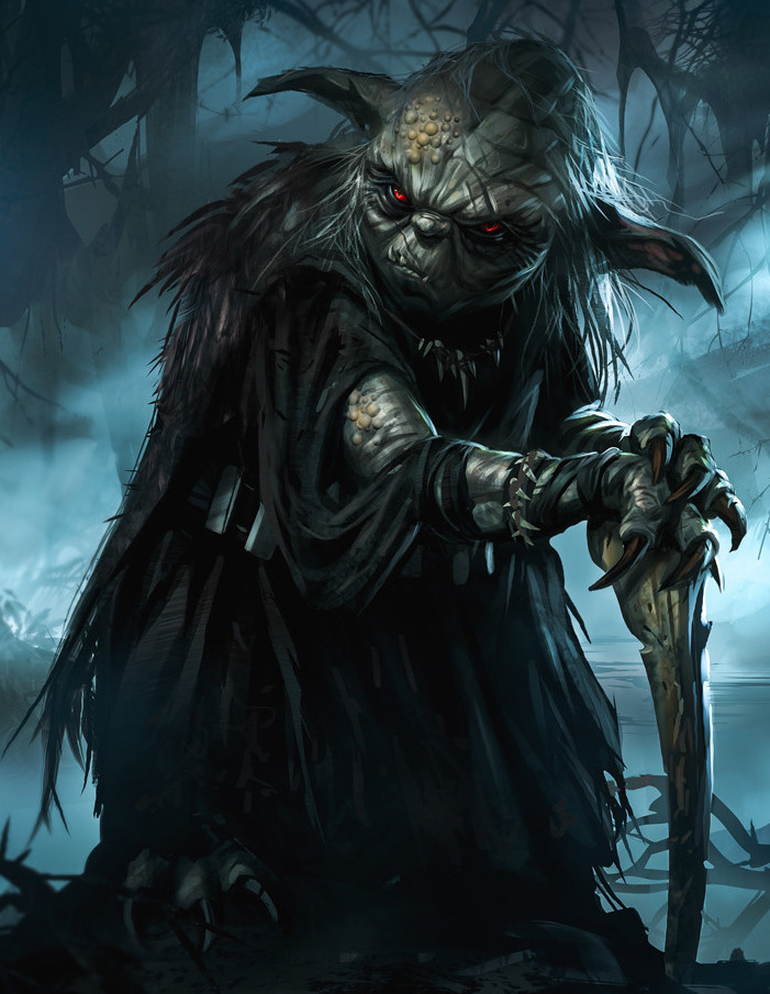 draigasx:  cyberclays:   Dark Yoda - Star Wars fan art by  Daryl Mandryk[Gumroad]