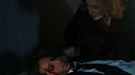 dinascully:  “Call my doctor. You have to call my doctor. Call Dr Scully.”  