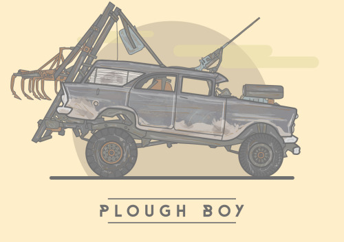 pixalry:  Mad Max: Fury Road Machines - Created by Stuart Shaw