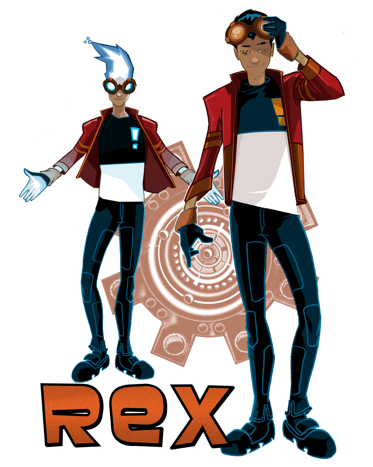 Artwork of generator rex from cartoon network