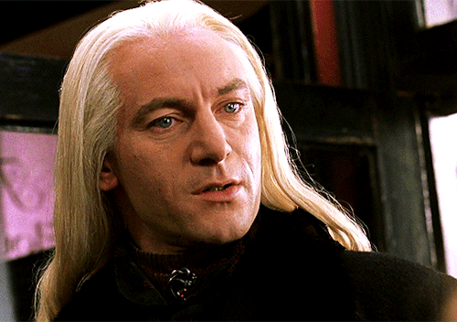 Lucius Malfoy originally wasn’t supposed to have long hair. However, when Jason Isaacs was cast in the role, he requested the longer hair so Lucius could be distinguished from his son, Draco.In order to keep the hair from falling in front of his face, Isaacs had to keep his head tilted back, which further added to the snobbishness of the character, making him “look down his nose at everyone.” #filmedit#hpedit#filmgifs#jisaacsedit#userdiana#userteri#userposs#romulusnuffles#userrizz#userdraconis#usertreena#userconstance#usersrobin#userannalise#userhella#underbetelgeuse#gifs#mine