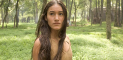 cameoamalthea:  negressive:  theharlequinrose:  sapphrikah:  note-a-bear:  tyrannosaurme:  negressive:  The Hunger Games || Racebent Fancast:  Q’orianka Kilcher as Katniss Everdeen    #it’s not a racebend if that’s what she should have been in the