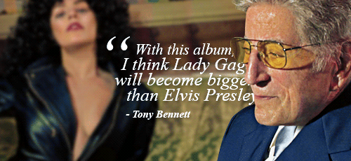 arrtpop:  Tony Bennett &amp; Lady Gaga I Cheek to Cheek. Available Worldwide