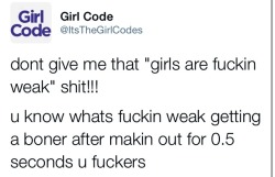 thatawkwardblondechick:  The tweet that saved the entire female population  &hellip;..  I have finally encountered some woman logic I can in no way understand&hellip; I don&rsquo;t get this at all&hellip;. no matter how I look at it getting hard in 0.5