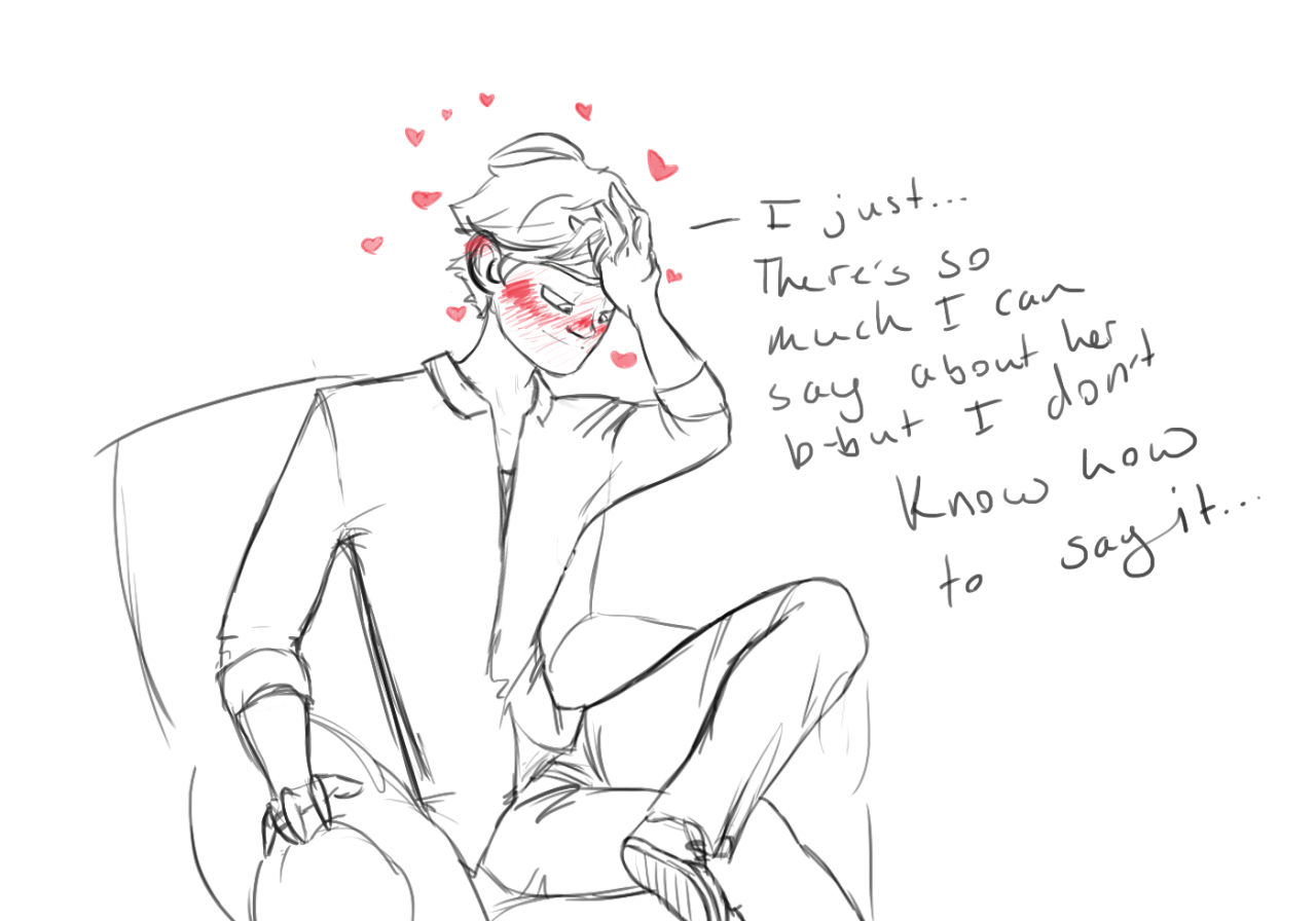 cannibalistic-cheesecake:  stand-in interviewee because Gabriel is off akumatizing