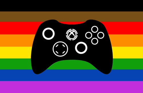 pridebitchflags: gaymer pride with controllers for anon!