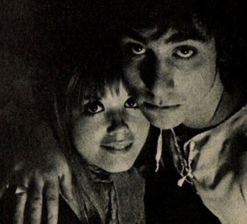 Keith Moon and Kim Kerrigan