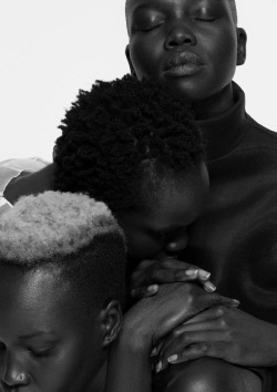 dynamicafrica:Models: Mari Malek, Atong Arjork &amp; Nykhor Paul.Photo: Paul Jung.