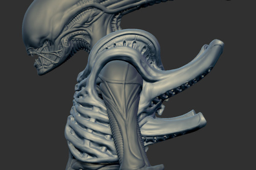 Alien Redesign - WIP Update 5.5 - New Torso ComparisonDecided to go with a more slim design for the