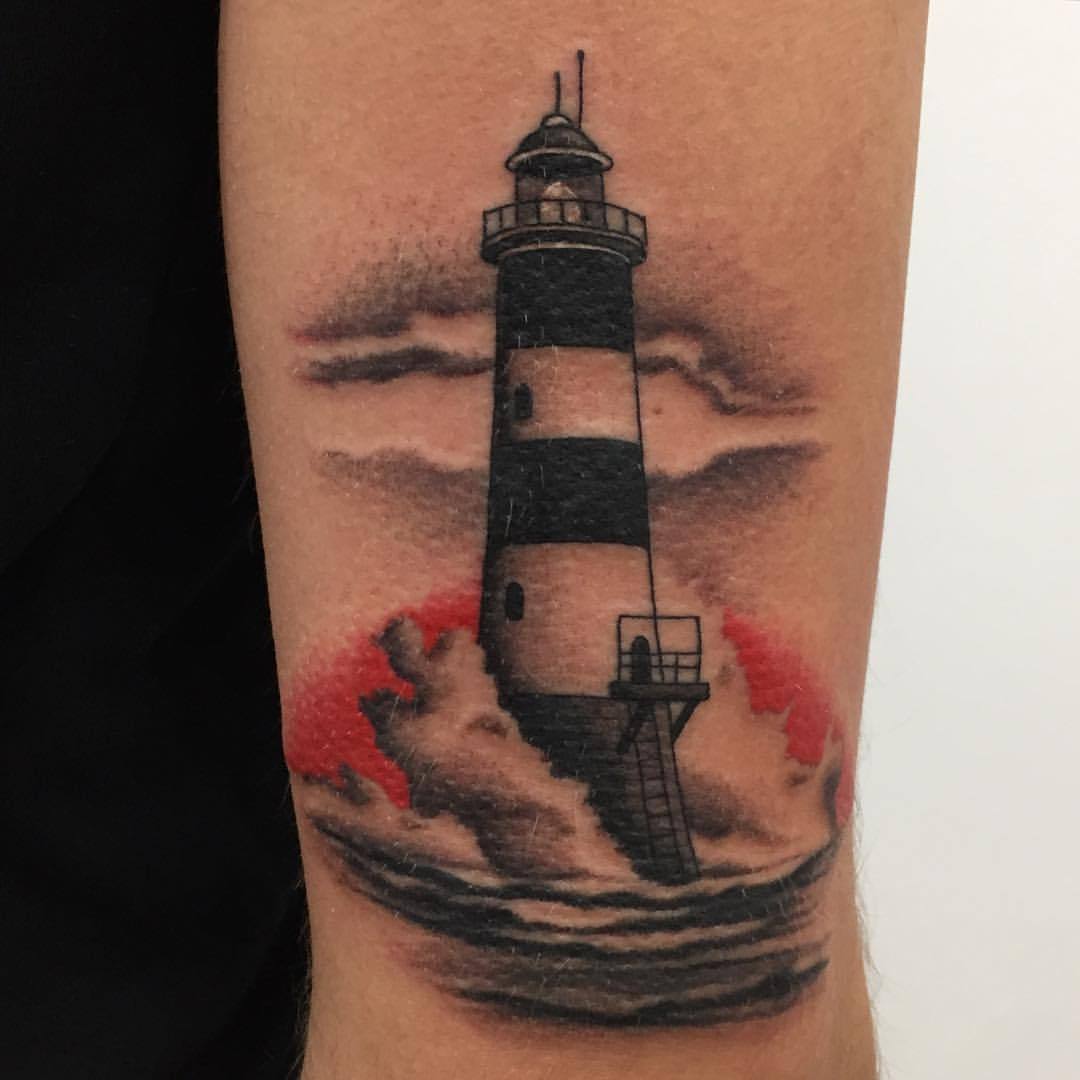 Lighthouse for Steph 🤩🌞 - Laura Foote Tattoo | Facebook