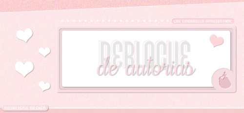 lascinderella: Oi amores, trazemos a vocês mais um super reblog de autorias:  Todos os participantes