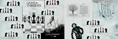 game of thrones | headersplease like or reblog; credit © Iordsauron on twitterheaders 3, 4 and 5 con