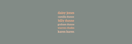 booksasheaders: daisy jones & the six headers just like if you save/use and if you want, you can