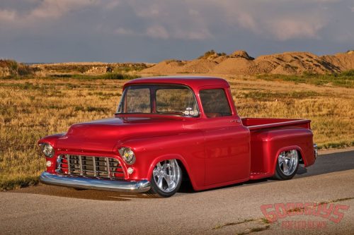 itsbrucemclaren:  speedxtreme:  ORDON NOGGLE’S 1956 CHEVY TRUCK   Amazing!