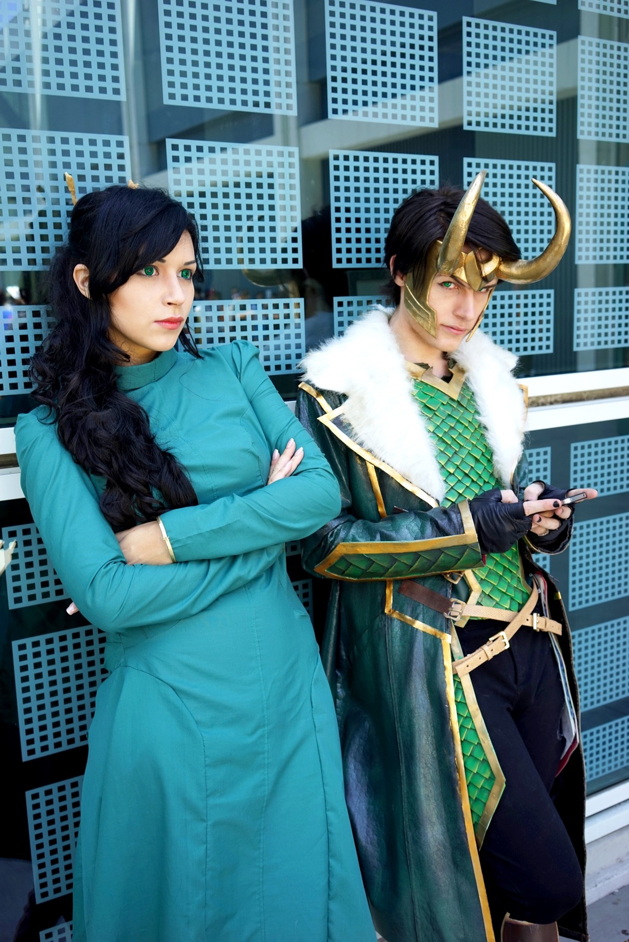 aicosu:Not gonna lie, we are in love with how our Loki &amp; Leah costumes turned