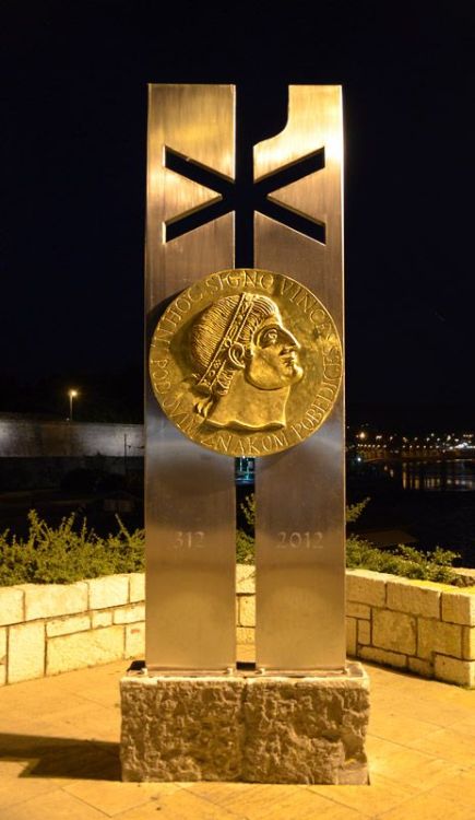 greatmilitarybattles:Monument Dedicating Roman Emperor Constantine The Great. Nis, Serbia.