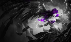 Monochromatic Splash Art: Classic Morgana